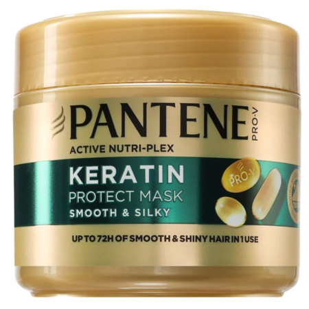 chi tiết Pantene Maska na vlasy 300ml Smooth a Silky (6)