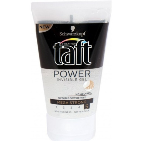 detail Taft gel na vlasy 150ml Power Invisible (6)