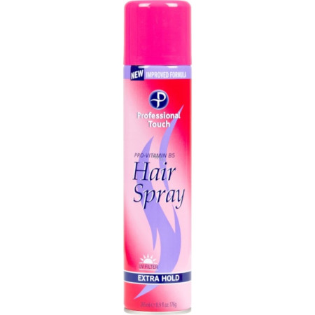 detail Professional Touch Lak na vlasy 400ml Extra Hold spray Pink