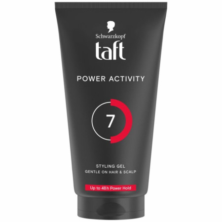 chi tiết Taft gel na vlasy 150ml Power Active č. 7 černý