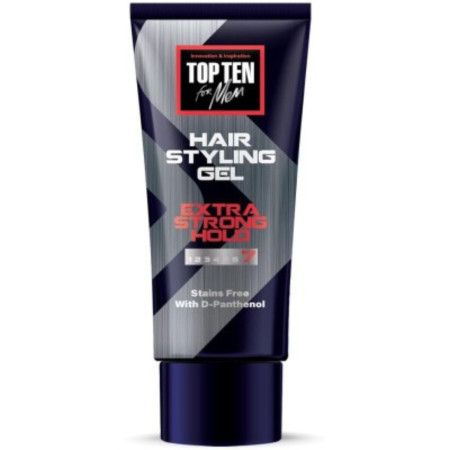 detail TOP TEN gel na vlasy Extra strong hold 7