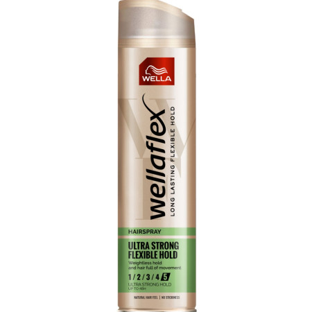 detail Wellaflex Lak na vlasy 250ml Ultra Strong (6)