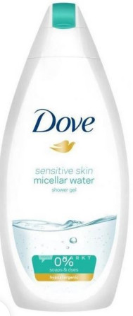 chi tiết Dove sprchový gel 250ml Micellar water senstive