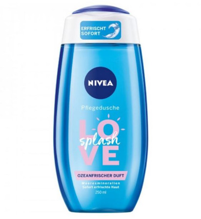 detail Nivea sprchový gel 250ml Love Splash
