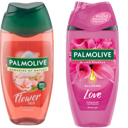 chi tiết Palmolive sprchový gel 250ml Flower Field / Alluring Love