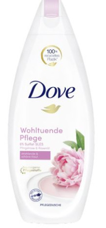 detail Dove sprchový gel 250ml Wohltuende Pflege Rose Oil