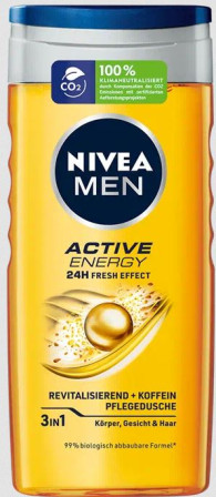 detail Nivea sprchový gel pánský 250ml Active energy / Boost