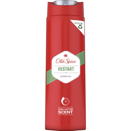 chi tiết Old Spice sprchový gel & Šampon 400ml Restart (6)