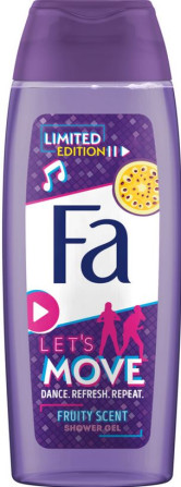 detail Fa sprchový gel 250ml Let´s move (dámský)
