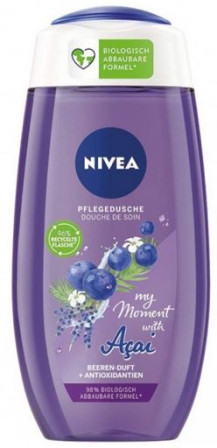 detail Nivea sprchový gel 250ml My Moment Acai