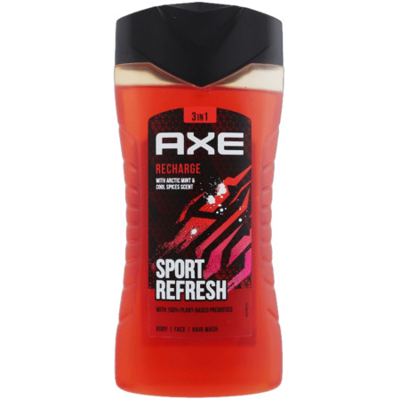 chi tiết Axe sprchový gel 250ml Sport Fresh / Recharge
