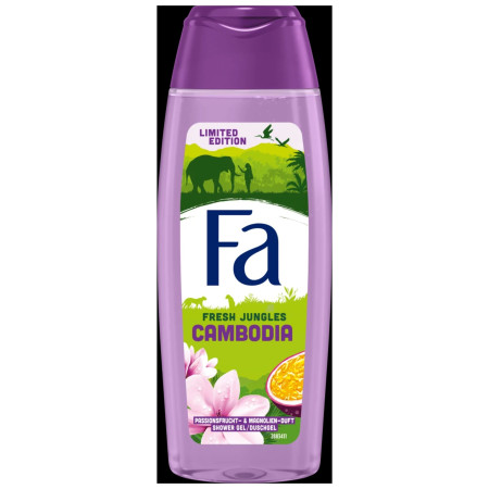 chi tiết Fa sprchový gel 250ml Cambodia Fresh Jungles (fialový)