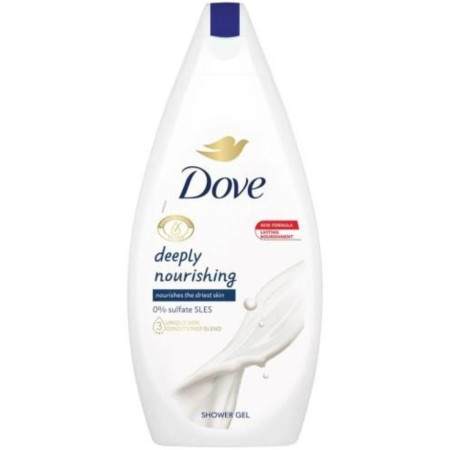 detail Dove sprchový gel 450ml - Deeply Nourishing