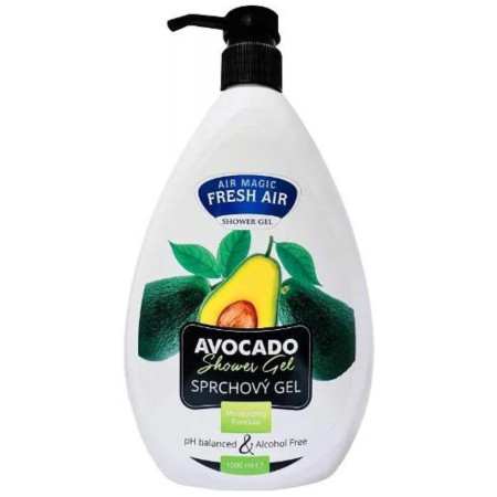 detail Fresh air sprchový gel 1L Avokado