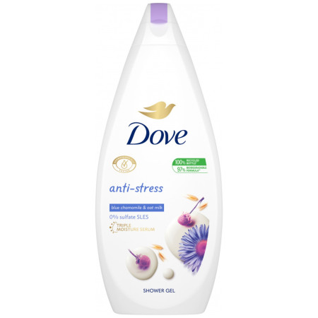 detail Dove sprchový gel 250ml Anti - Stress (6)