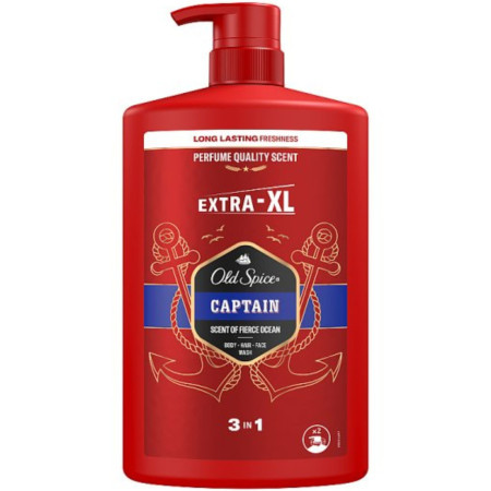 chi tiết Old Spice sprchový gel 1L - Captain