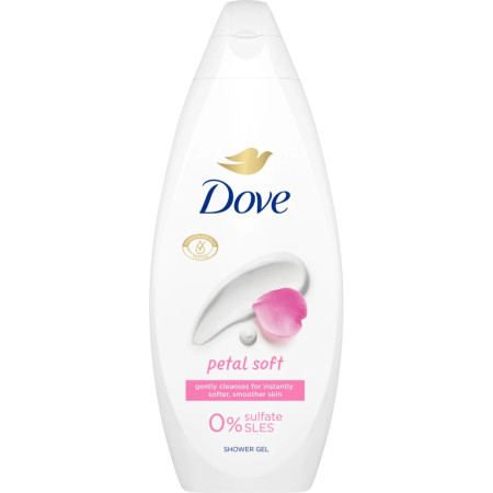 chi tiết Dove sprchový gel 250ml Petal soft (6)