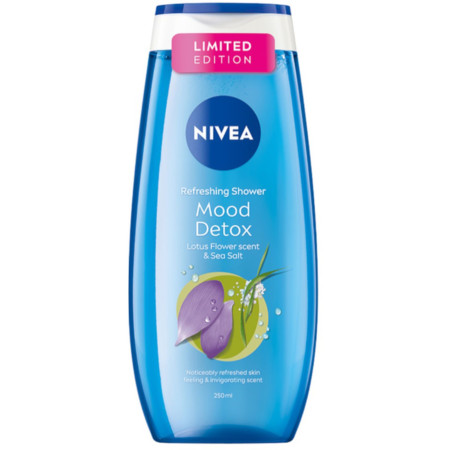 detail Nivea sprchový gel 250ml Mood Detox Lotus (6)