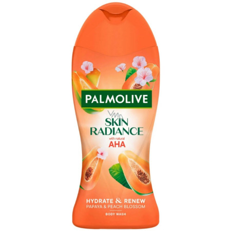 detail Palmolive sprchový gel 250ml Skin Radiance (papaya a peach blossom)(6)