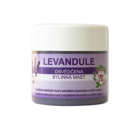 detail Mastičky bylinkové 150ml levandule