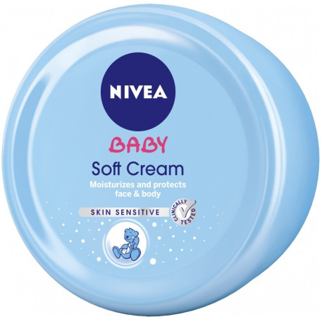 detail Nivea baby soft krém 200ml
