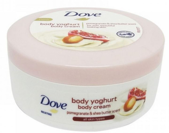 chi tiết Dove tělový krém 250ml Yoghurt pomegranate&shea butter