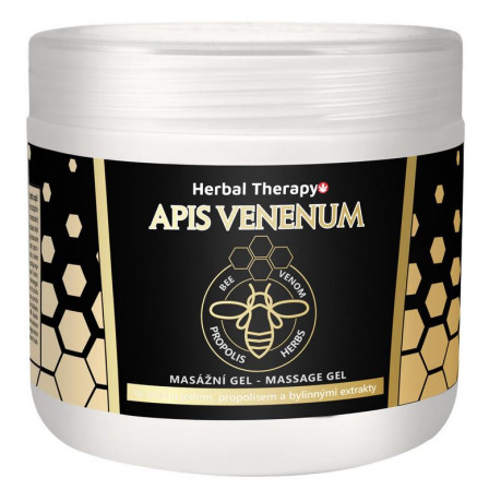 detail Palacio masážní gel 600ml Včelí jed