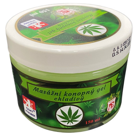 detail Království bylin masážní konopný gel 150ml chladivý