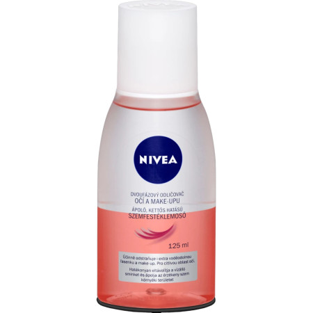 detail Nivea odličovač oči 125ml dvoufázový růžový