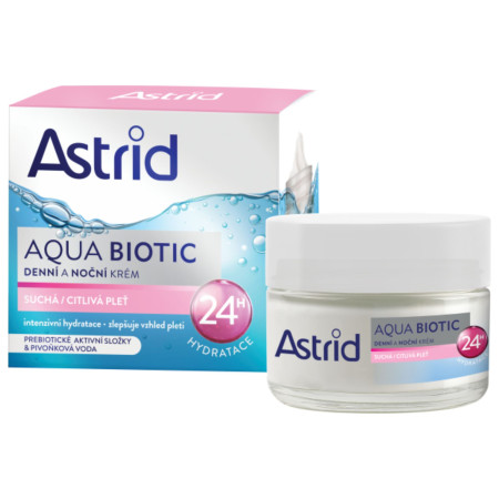 chi tiết Astrid Aqua Biotic pleťový krém 50ml suchá, citlivá pleť