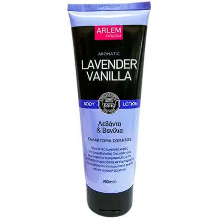 chi tiết Arlem tělové mléko 250ml Levandule a Vanilla