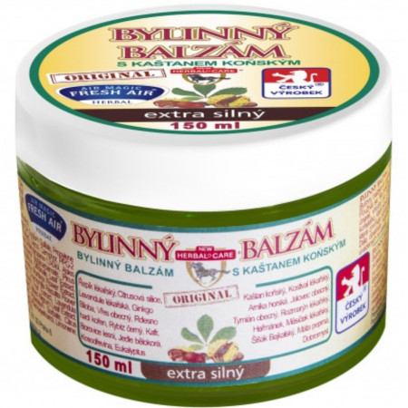 chi tiết Balzám bylinný 150ml s kaštanem koňským extra silný