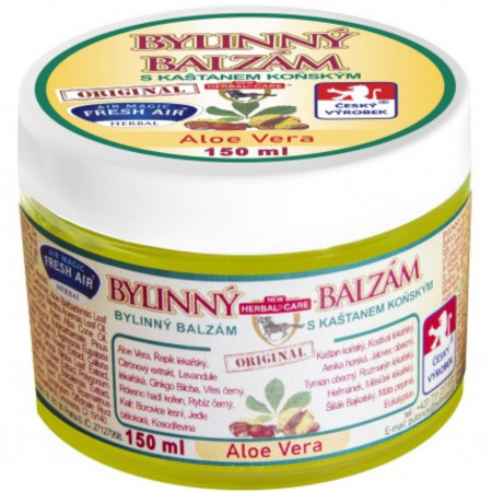 chi tiết Balzám bylinný 150ml s kaštanem koňským Aloe Vera