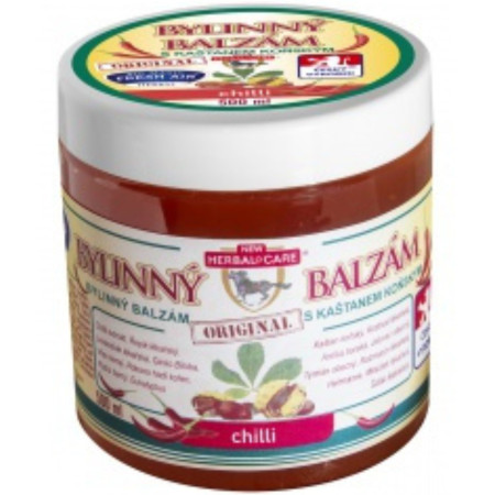 detail Balzám bylinný 500ml s chilli (6)