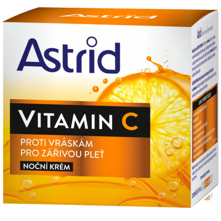 chi tiết Astrid Vitamin C pleťový krém 50ml noční