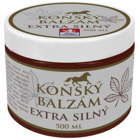detail Koňský balzám 500ml extra silný