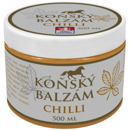 detail Koňský balzám 500ml chilli
