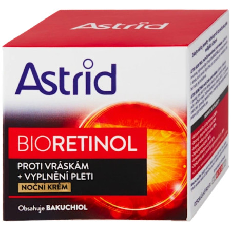 chi tiết Astrid Bio Retinol noční krém 50ml proti vráskám