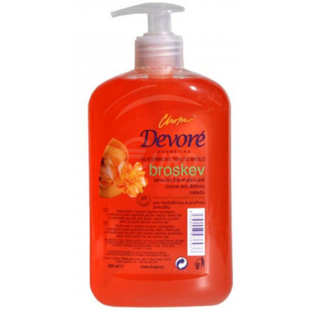 detail Chopa Tekuté mýdlo 500ml - broskev
