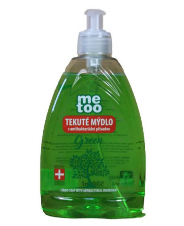 detail Me too tekuté mýdlo s antibakteriální přísadou Green 500ml
