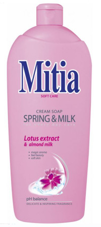 chi tiết MITIA tekuté mýdlo refill 1000ml spring milk