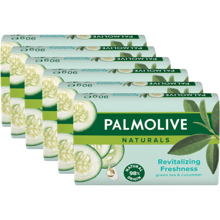detail Palmolive mýdlo 6ks x 90g Revitalizing Freshness (green tea)