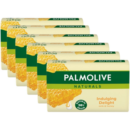detail Palmolive mýdlo 6ks x 90g milk honey