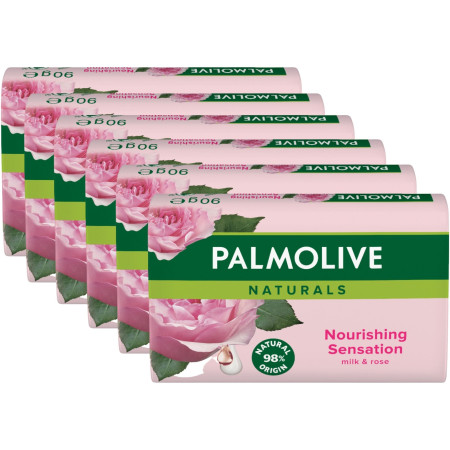 chi tiết Palmolive mýdlo 6ks x 90g Nourishing Sensation rose