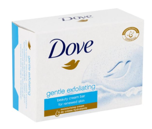 detail Dove mýdlo 100g gentle exfoliating