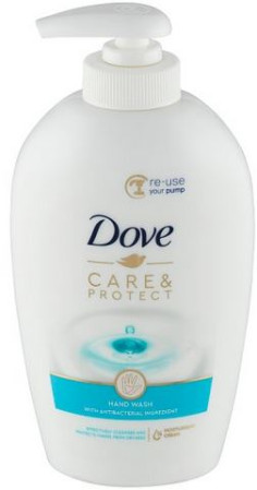 chi tiết Dove tekuté mýdlo 250ml Care&Protect