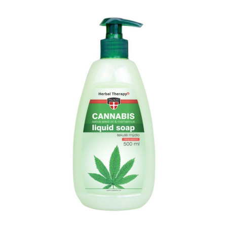 detail Palacio tekuté mýdlo pumpicka 500ml Cannabis Rosmarinus