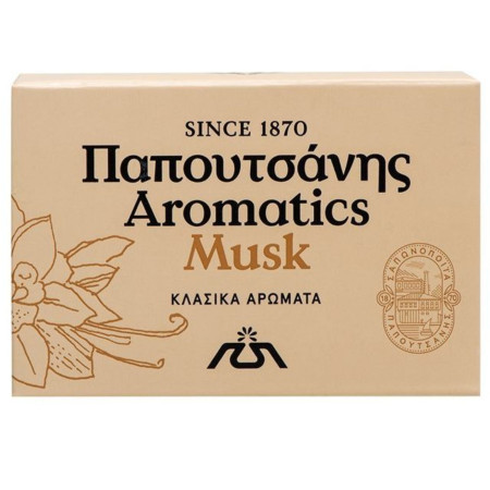 detail Papoutsanis Řecké aromatické tuhé mýdlo 100g - Musk