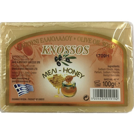 detail Knossos olivové mýdlo 100g - Honey