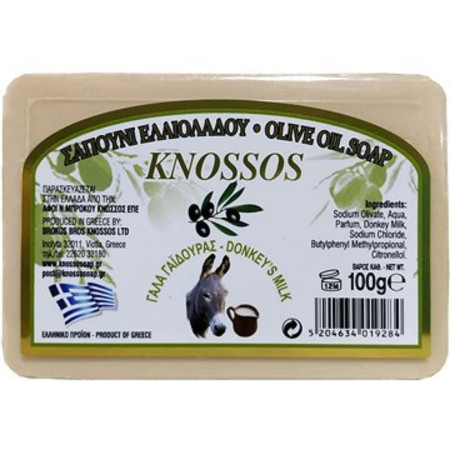 detail Knossos olivové mýdlo 100g - Doneys milk